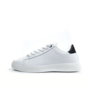 Basic Fashion Leather Flat Sneakers For Men